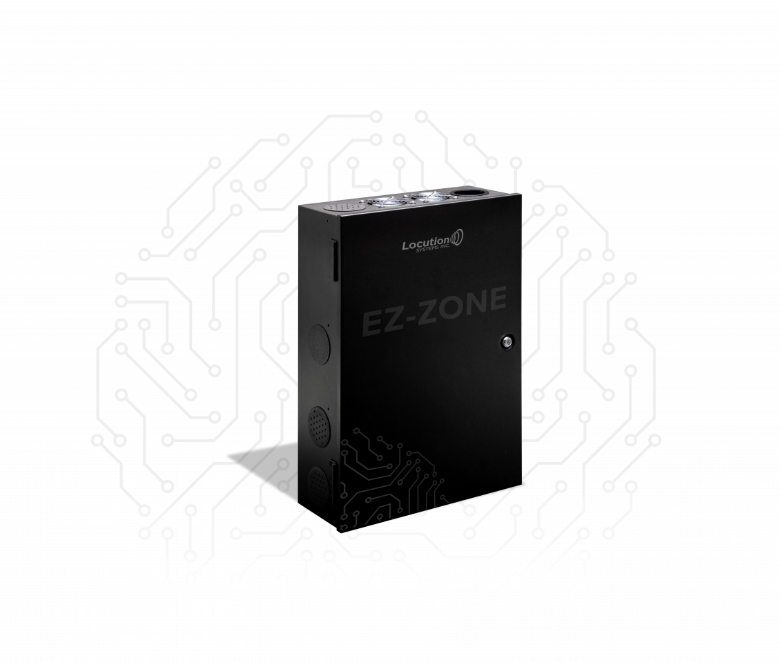 Locution System's product image of the EZ-Zone System cabinet